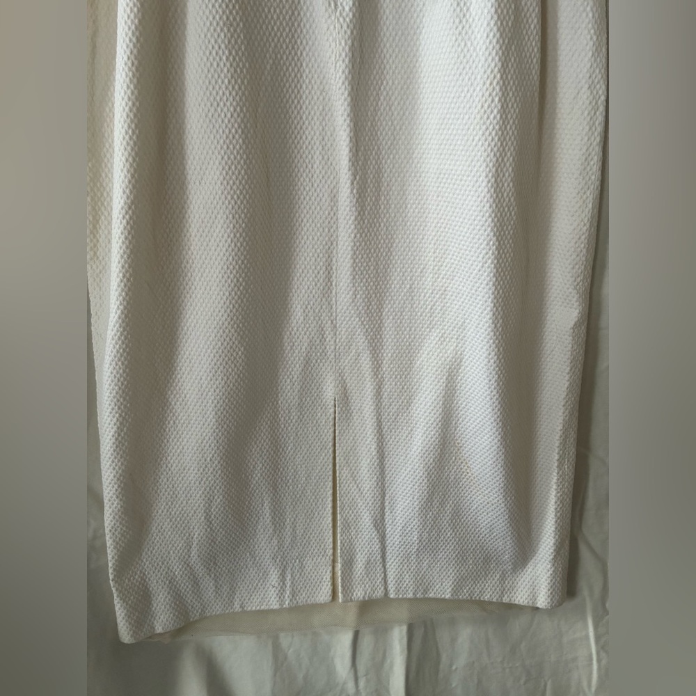 90s Vintage Dolce Gabanna White Sheath Dress - Picture 3 of 8